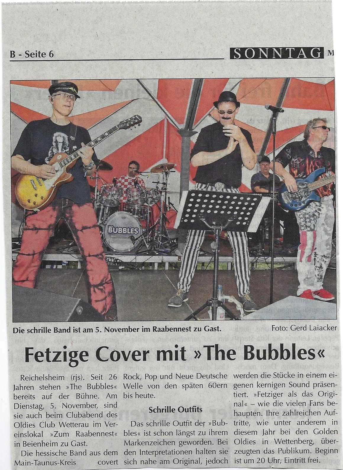 The Bubbles Sonntag Morgen Magazin 001